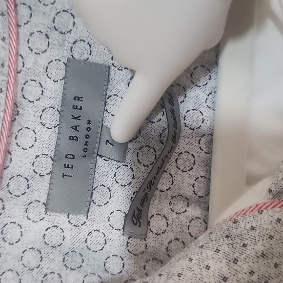 Men's Ted Baker button down shirt 3XL Neck 17.5 - Picture 4 of 6